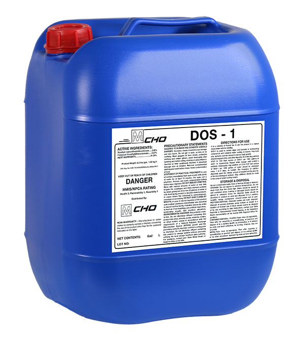 DOS-1 <br>เคมีป้องกันตะไคร่,จุลินทรีย์,รา,เมือก ใน cooling tower